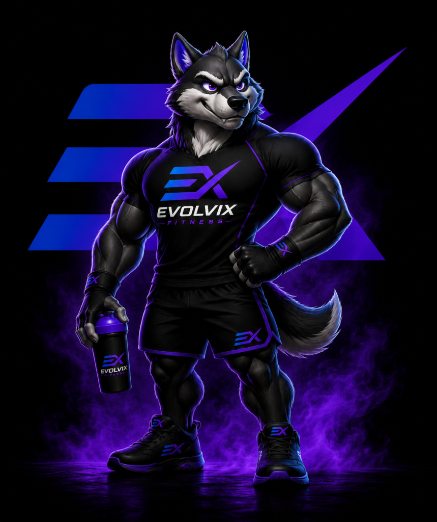 Mascote oficial da Evolvix Fitness